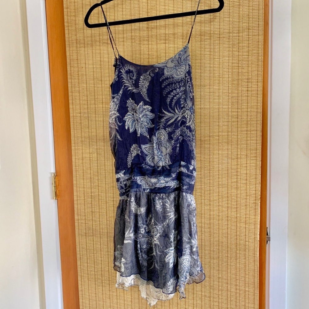 Vintage Mango MNG Suit Silk Dress